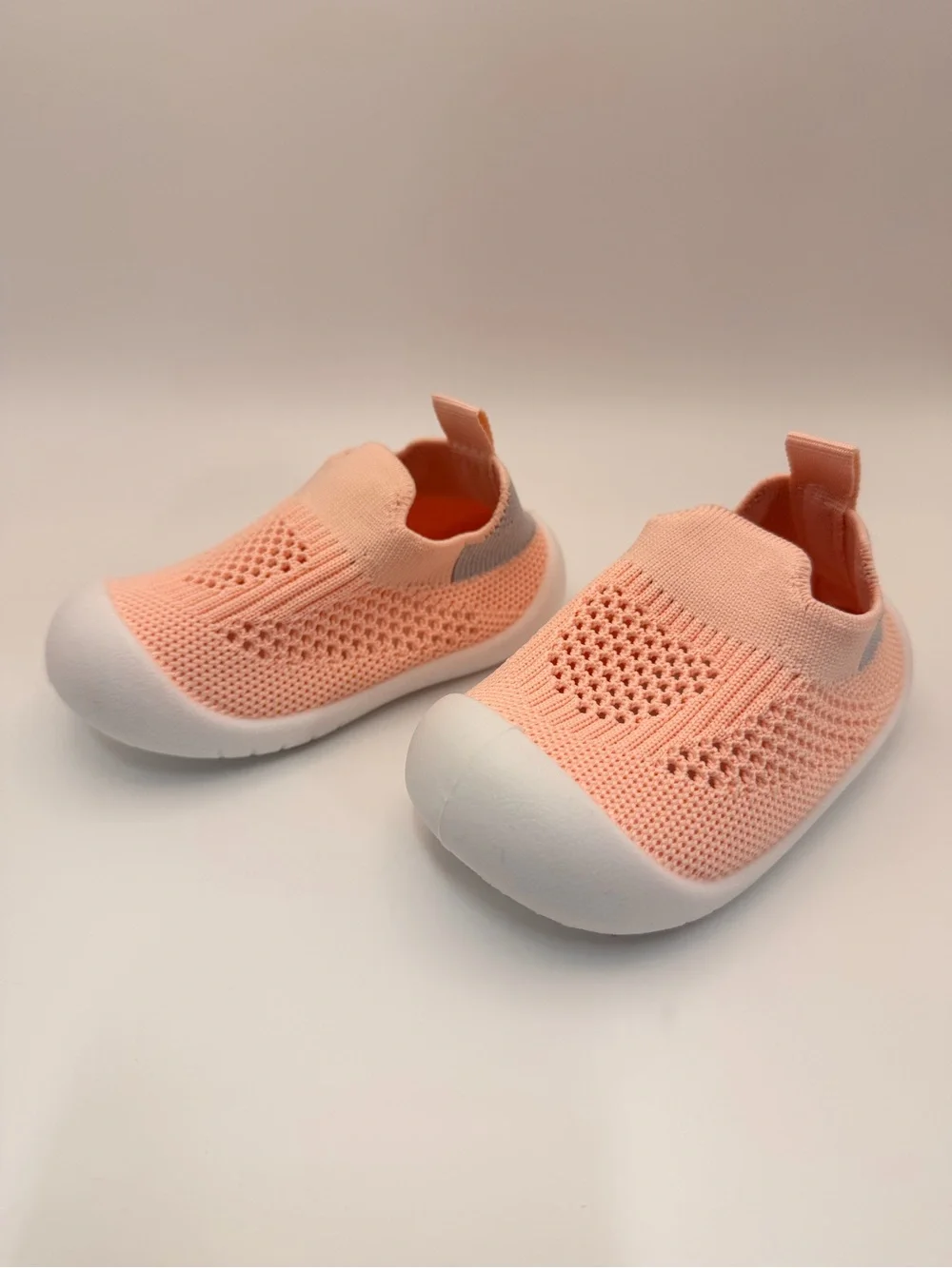 Pink Knit Toddler Slip-On Shoes Approx Size 5.5–6